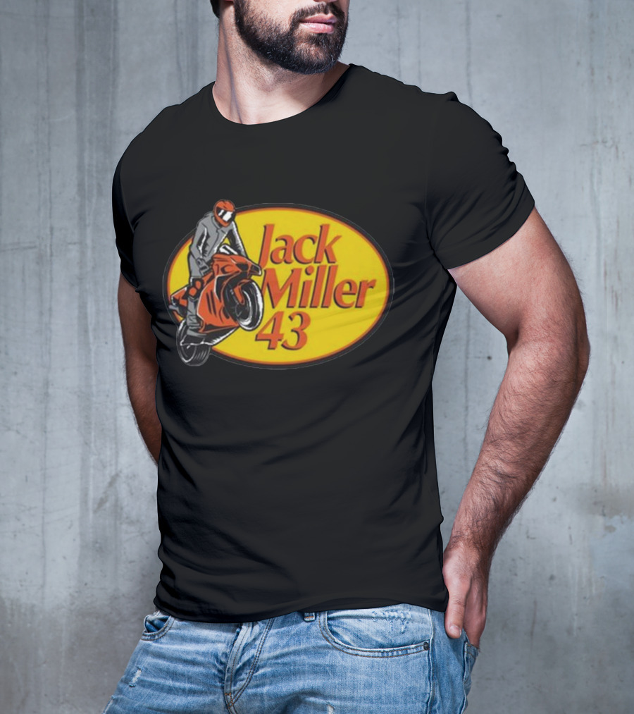Jack Miller 43 Motorcycle Rider Iconic Racing T-Shirt