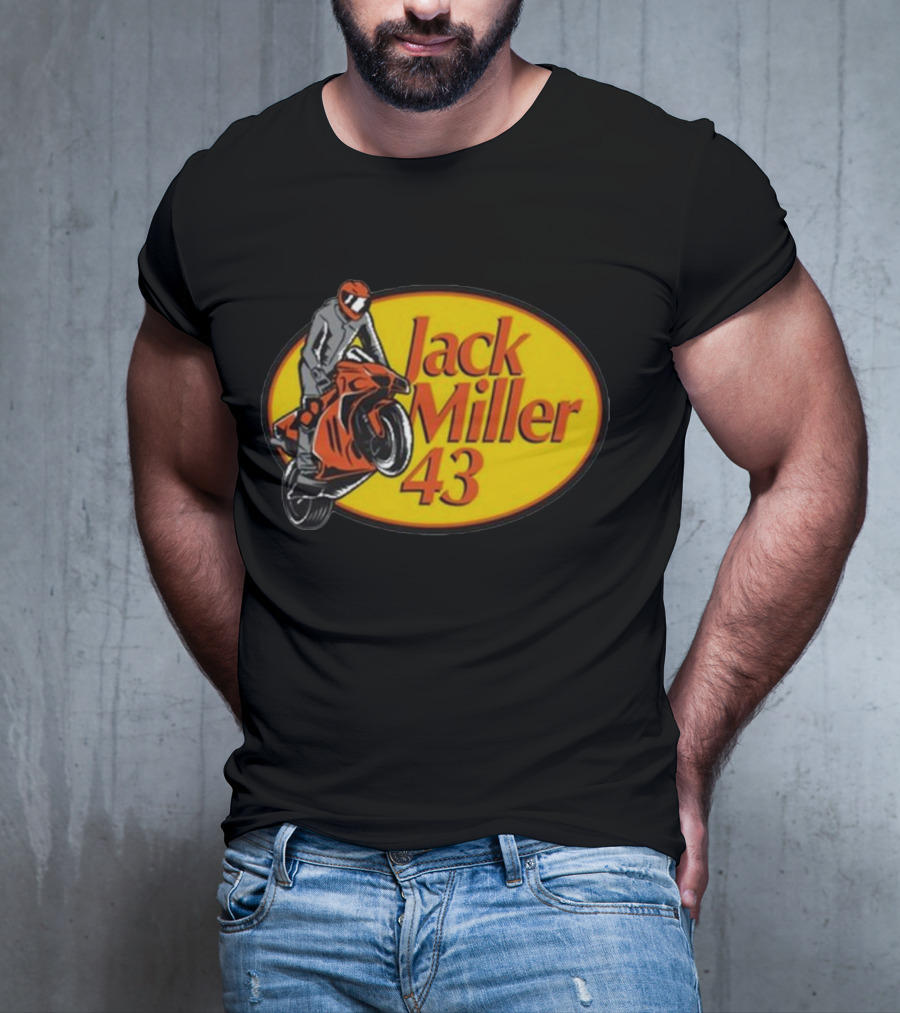 Jack Miller 43 Motorcycle Rider Iconic Racing T-Shirt