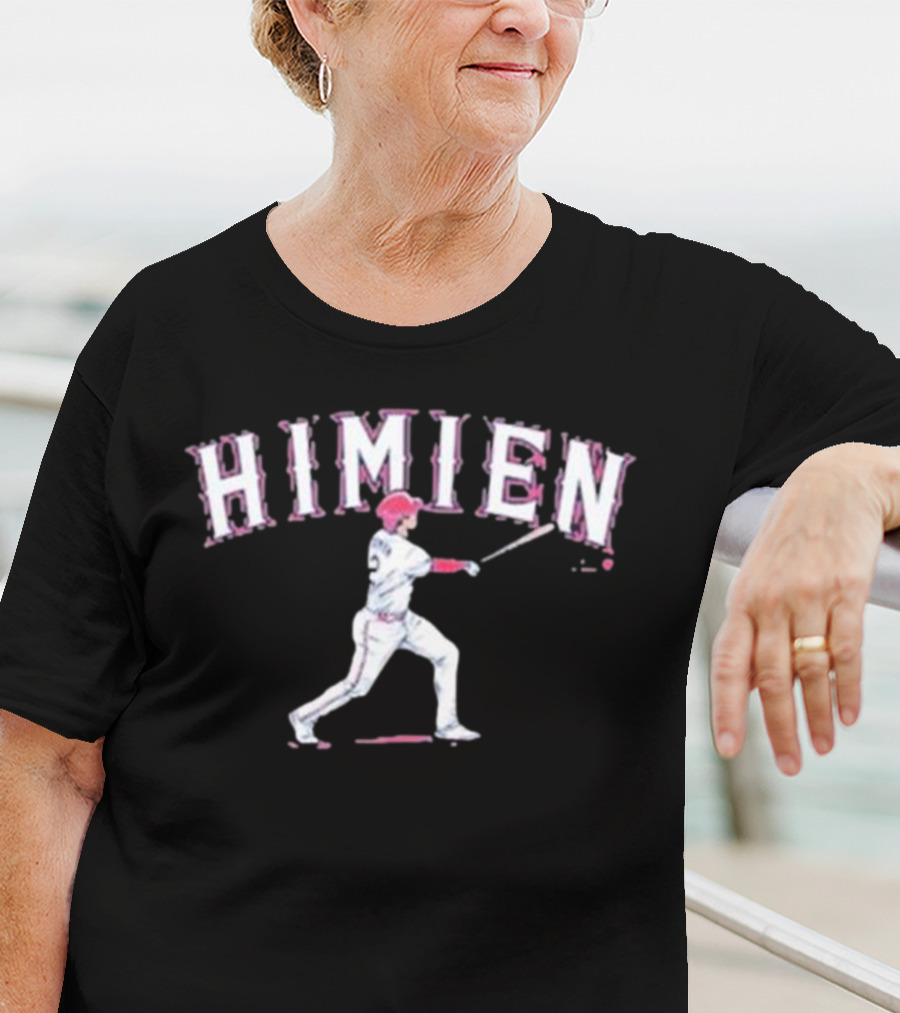 Marcus Semien Himien Baseball Player Swinging T-Shirt