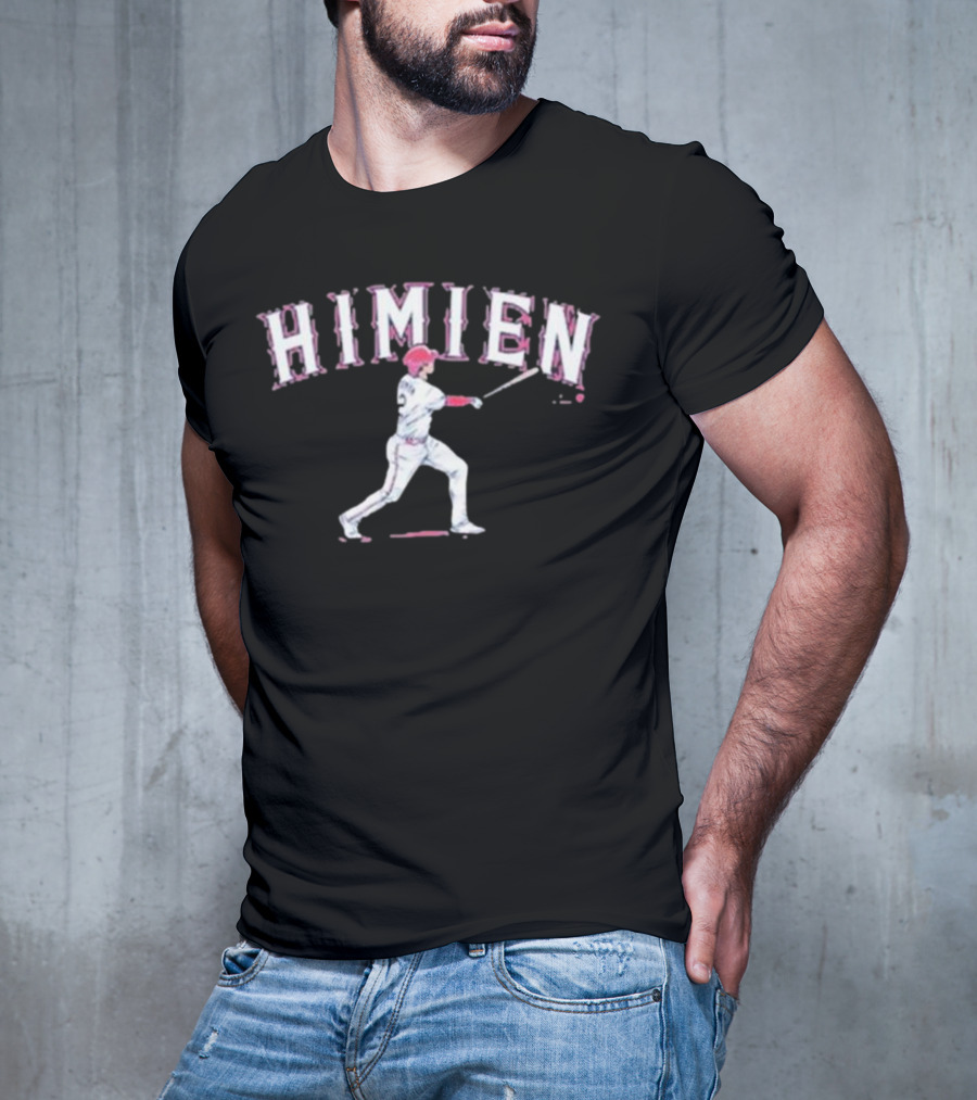 Marcus Semien Himien Baseball Player Swinging T-Shirt