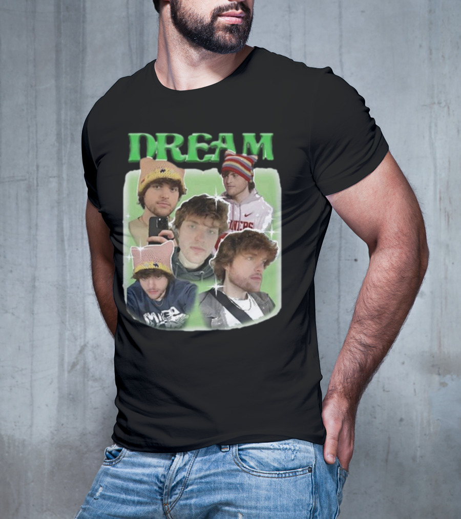 Dream Dreamwastaken Collage Hat Hoodie Star Glow T-Shirt