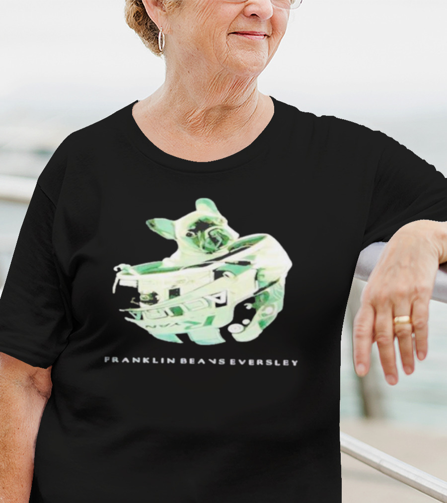 Franklin Beans Eversley Bulldog In Hockey Helmet T-Shirt