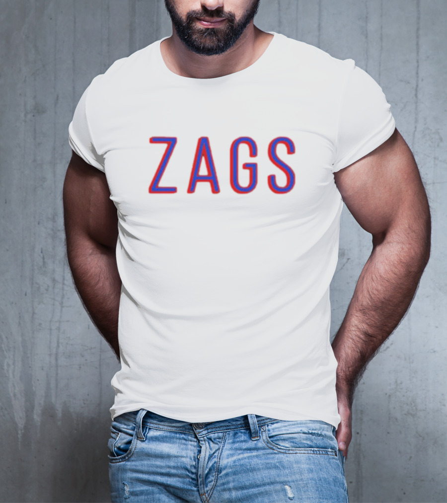 Zags Gonzaga University Bulldogs T-Shirt