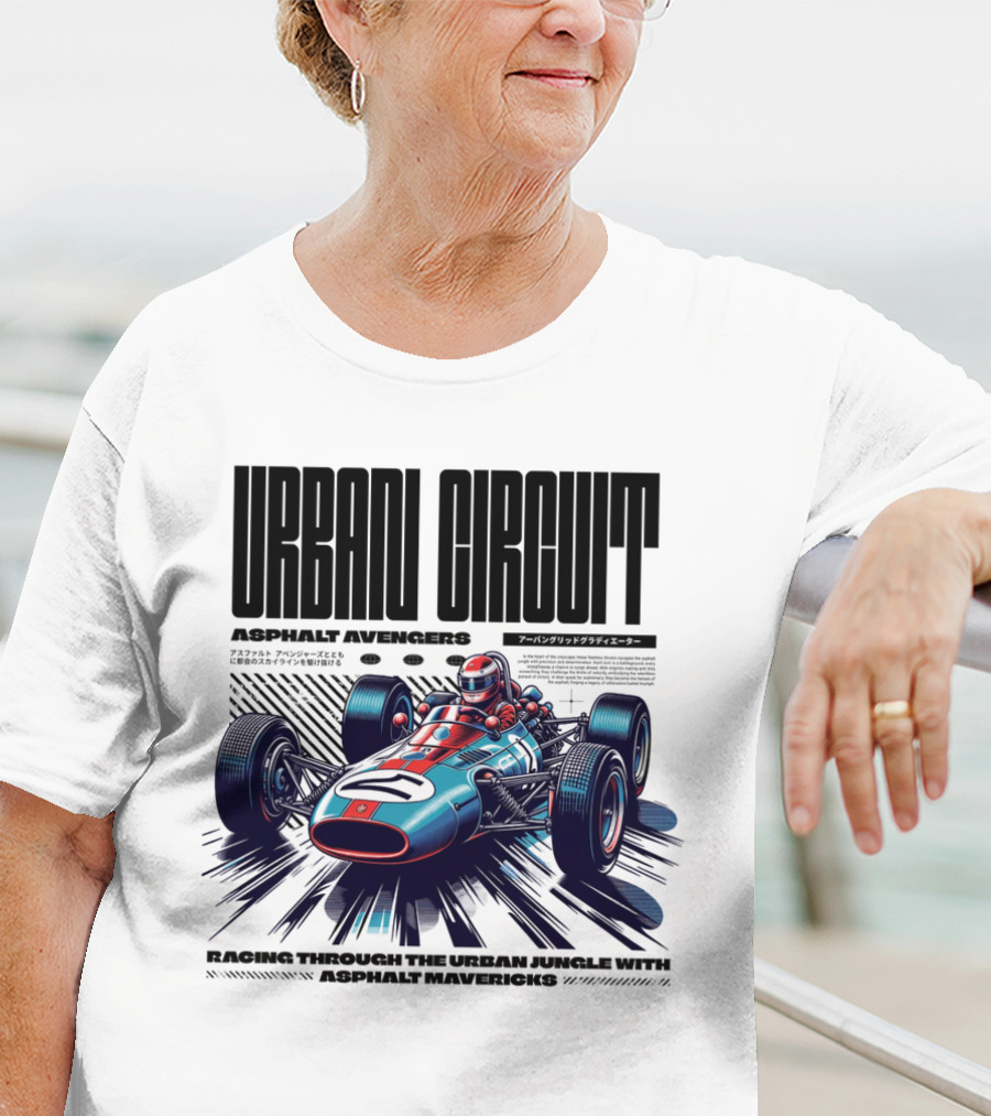 URBAN CIRCUIT ASPHALT AVENGERS RACING THROUGH THE URBAN JUNGLE WITH ASPHALT MAVERICKS T-Shirt