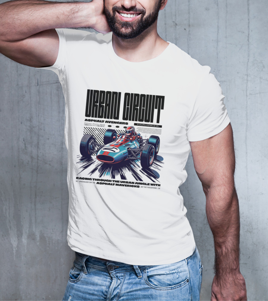 URBAN CIRCUIT ASPHALT AVENGERS RACING THROUGH THE URBAN JUNGLE WITH ASPHALT MAVERICKS T-Shirt