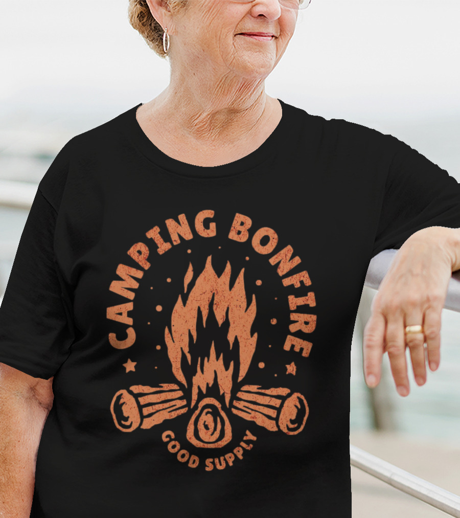 Camping Bonfire Good Supply T-Shirt