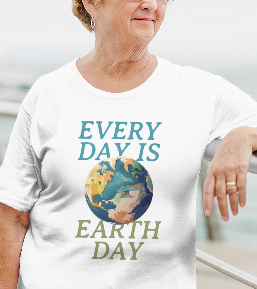Every Day Is Earth Day Planet T-Shirt