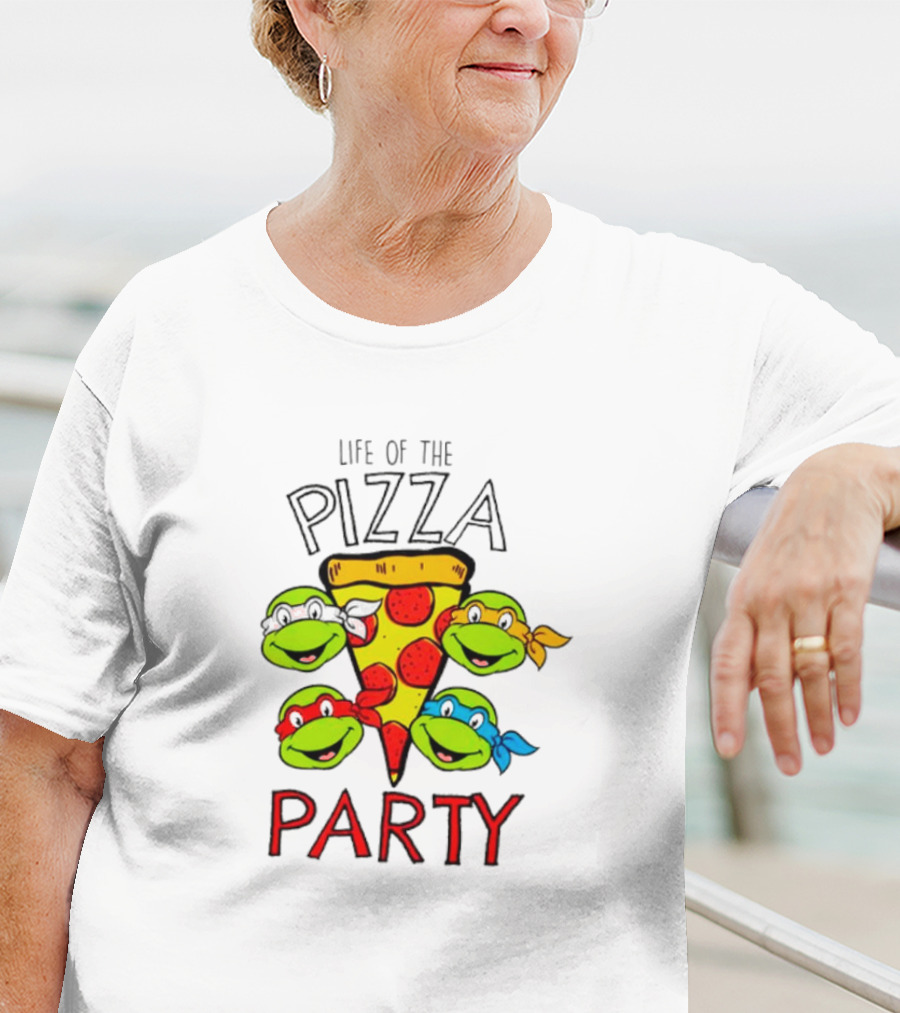 Teenage Mutant Ninja Turtles Life Of The Pizza Party T-Shirt