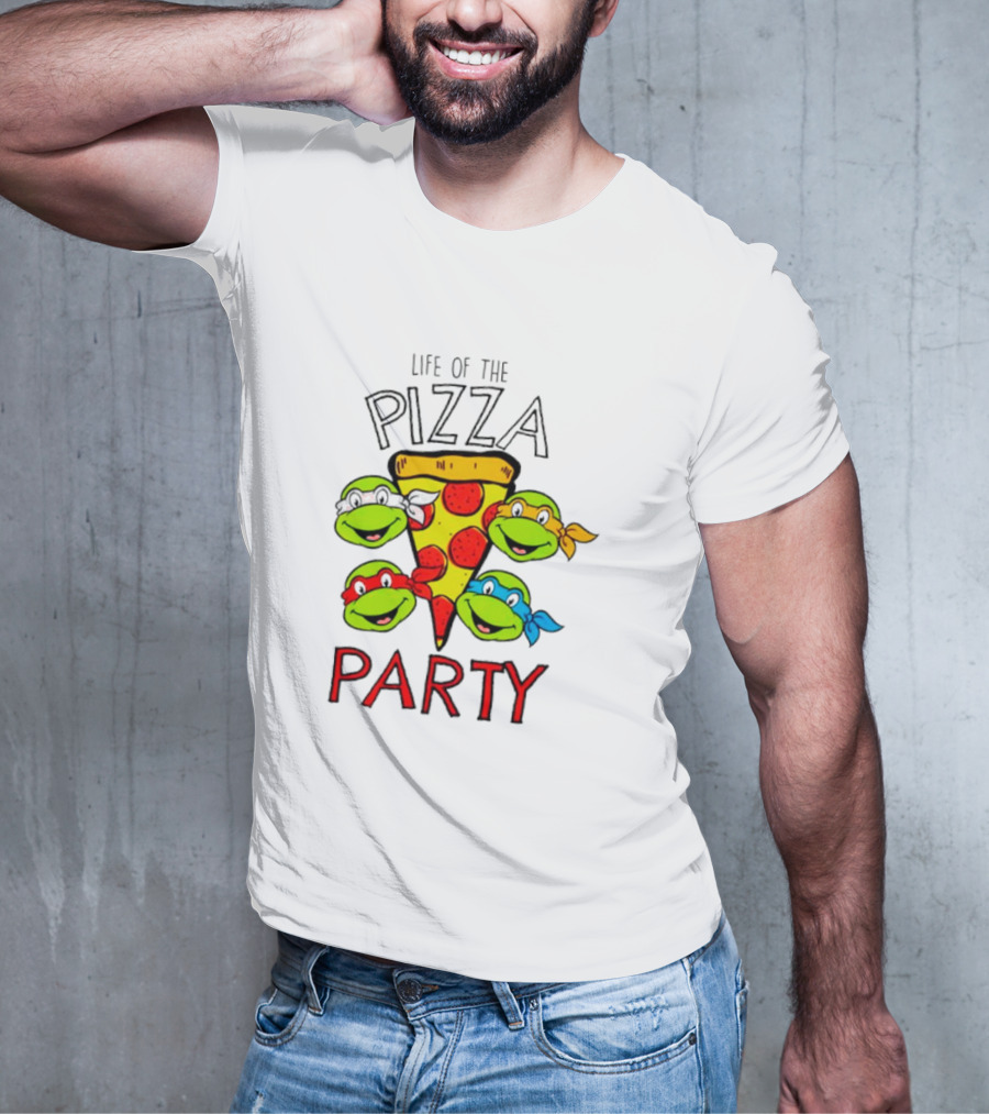 Teenage Mutant Ninja Turtles Life Of The Pizza Party T-Shirt
