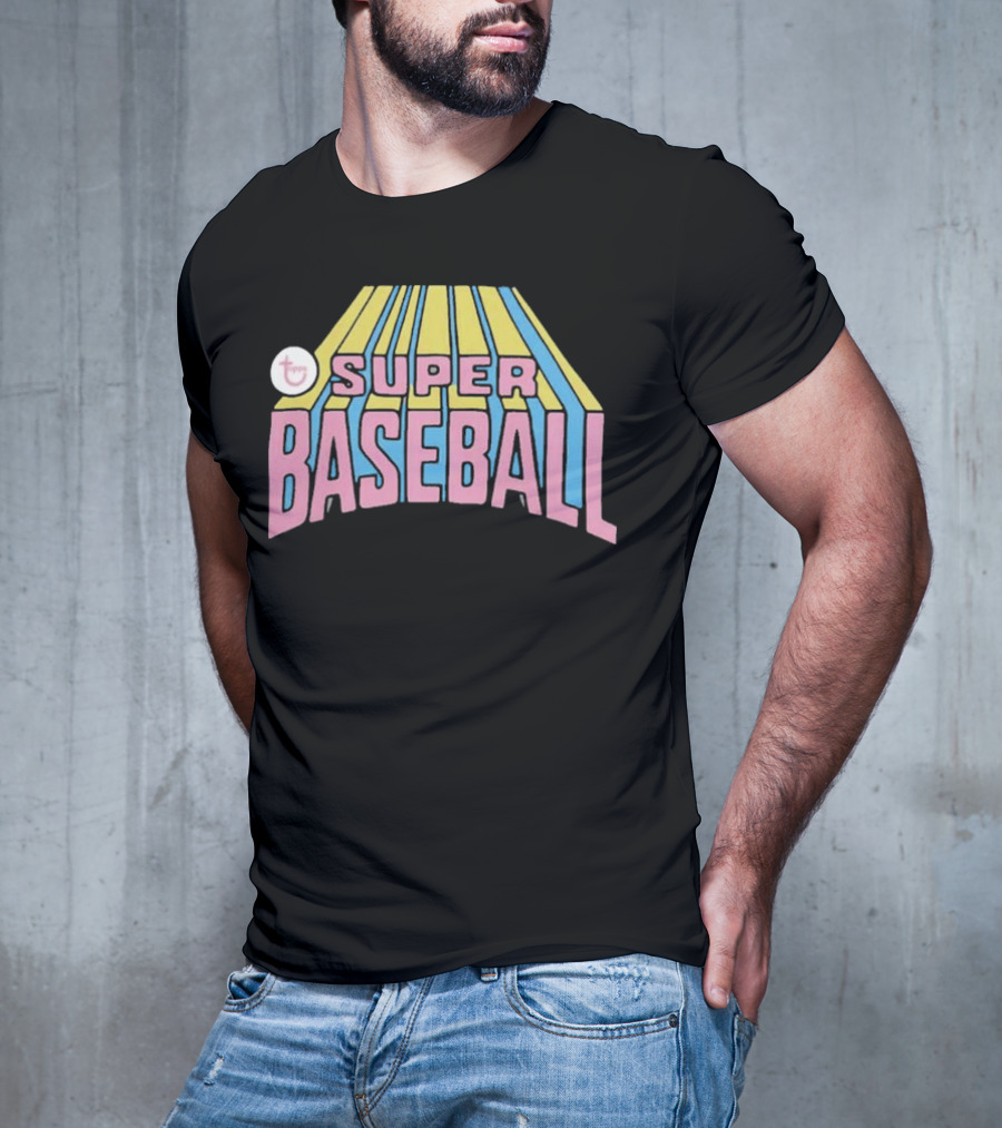Topps Vintage Super Baseball Retro Graphics T-Shirt