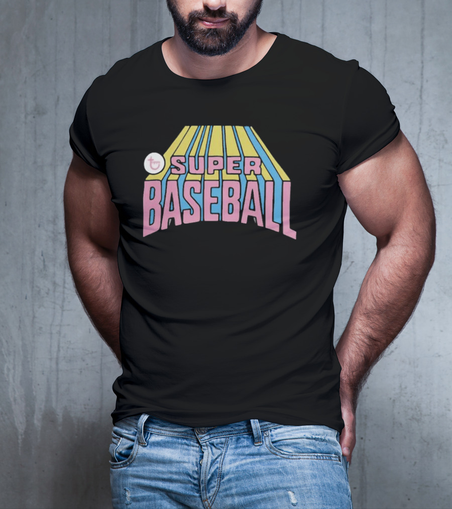 Topps Vintage Super Baseball Retro Graphics T-Shirt
