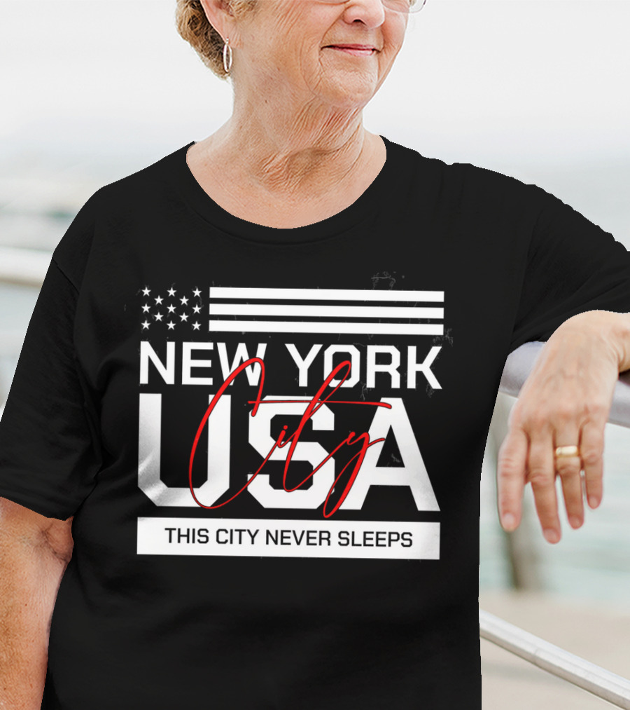 New York City USA This City Never Sleeps T-Shirt