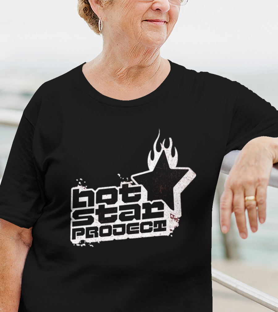 Hot Star Project Flame Starburst T-Shirt