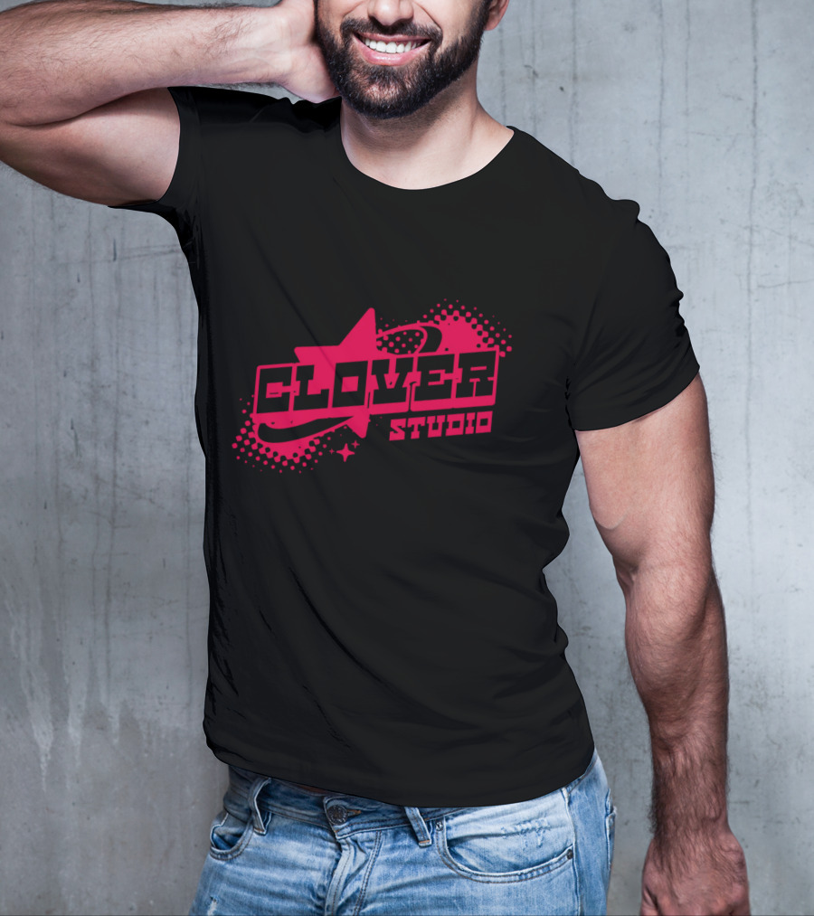 Clover Studio Y2K Branding Starburst T-Shirt