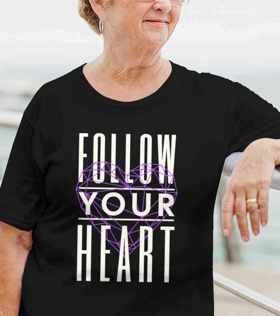 Follow Your Heart Geometric T-Shirt