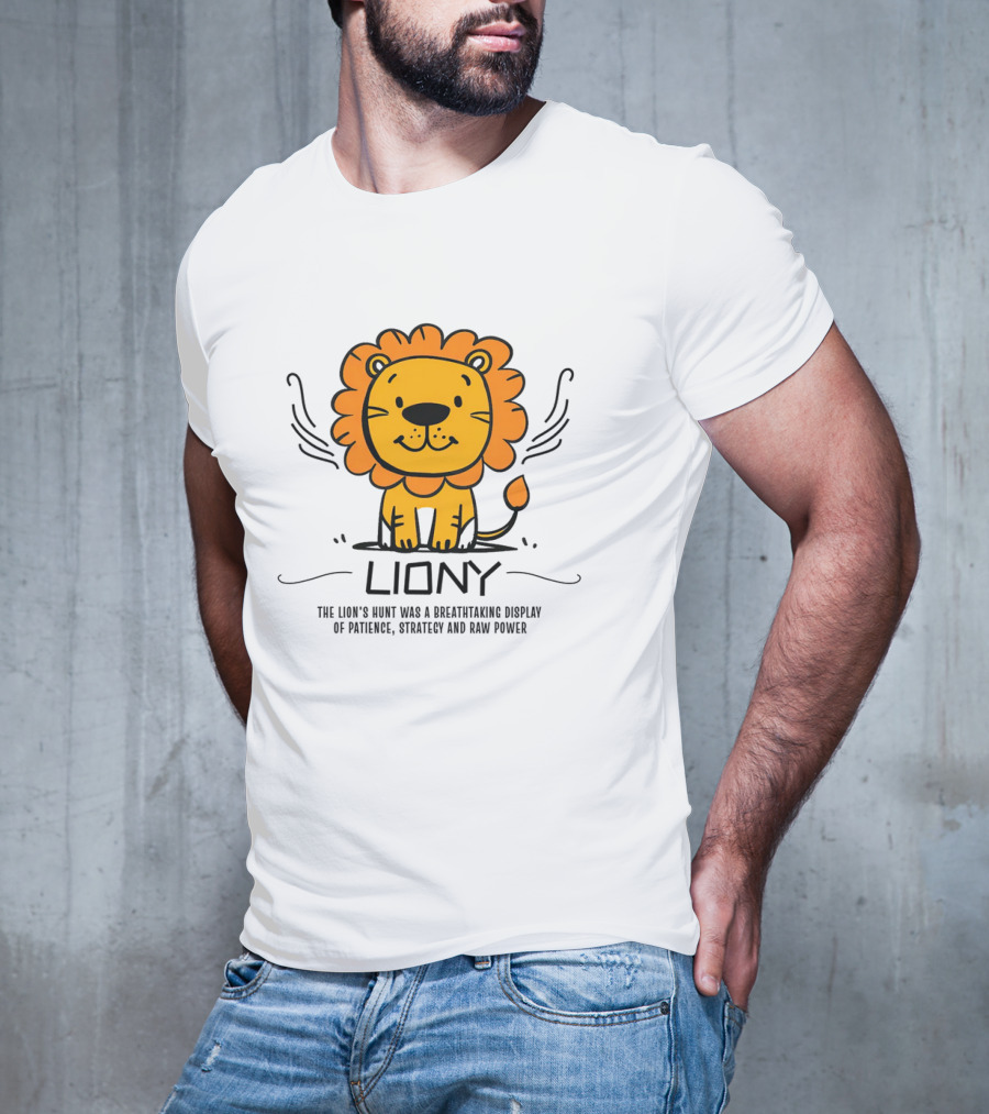 Liony Kidswear Breathtaking Display Of Patience Strategy Raw Power T-Shirt