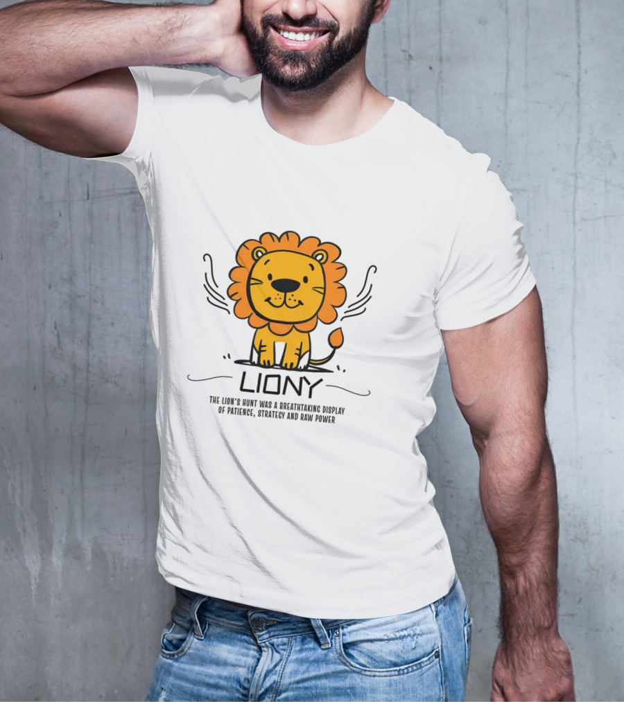 Liony Kidswear Breathtaking Display Of Patience Strategy Raw Power T-Shirt