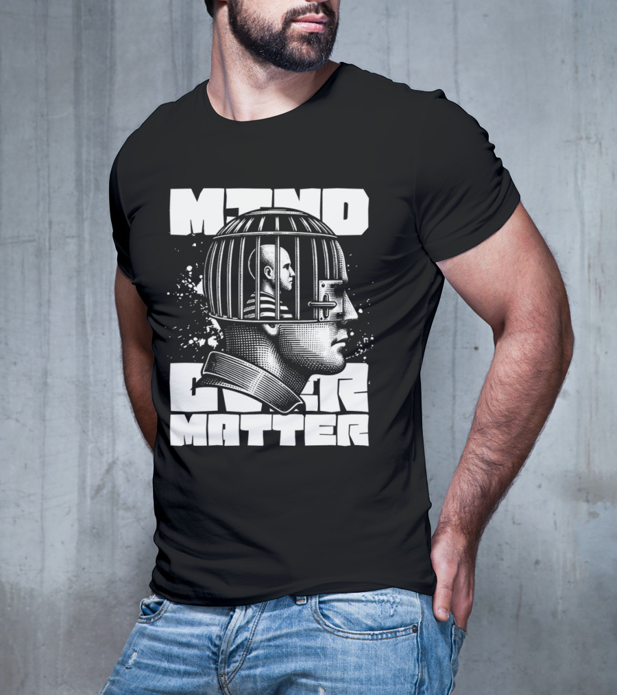 MIND OVER MATTER Prisoner Head T-Shirt