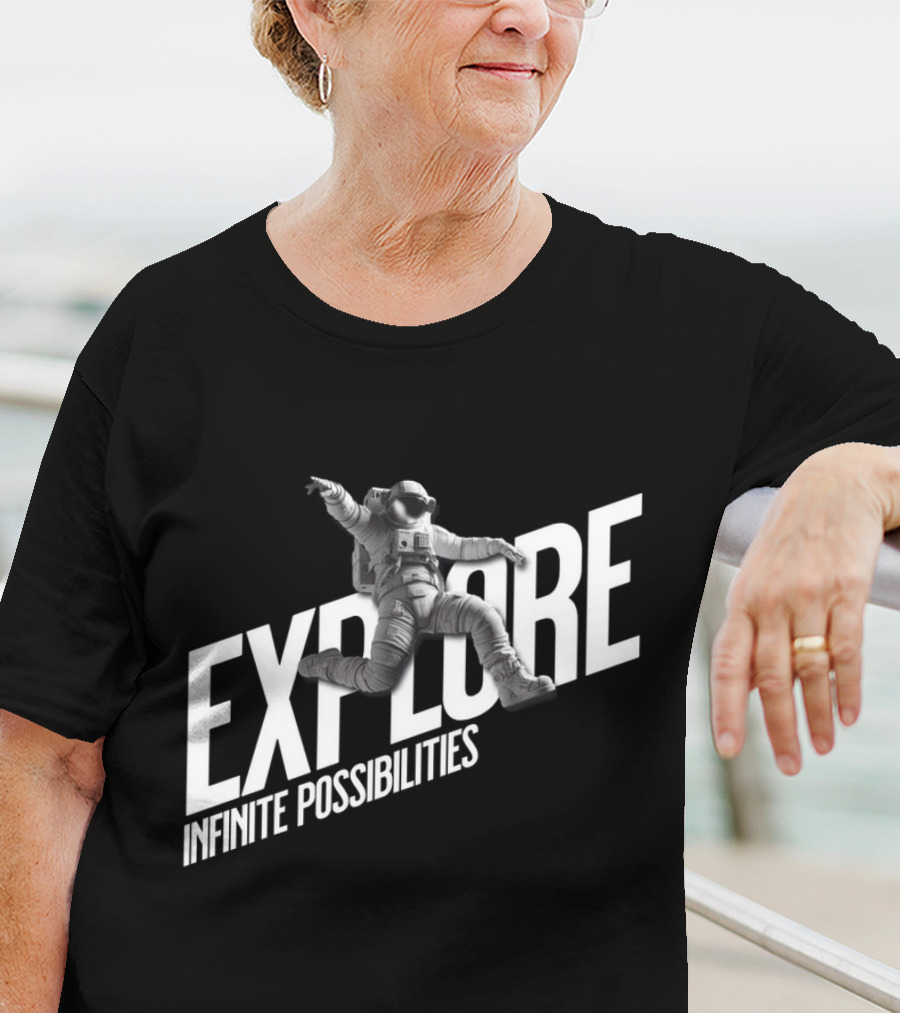 Explore Infinite Possibilities Astronaut T-Shirt