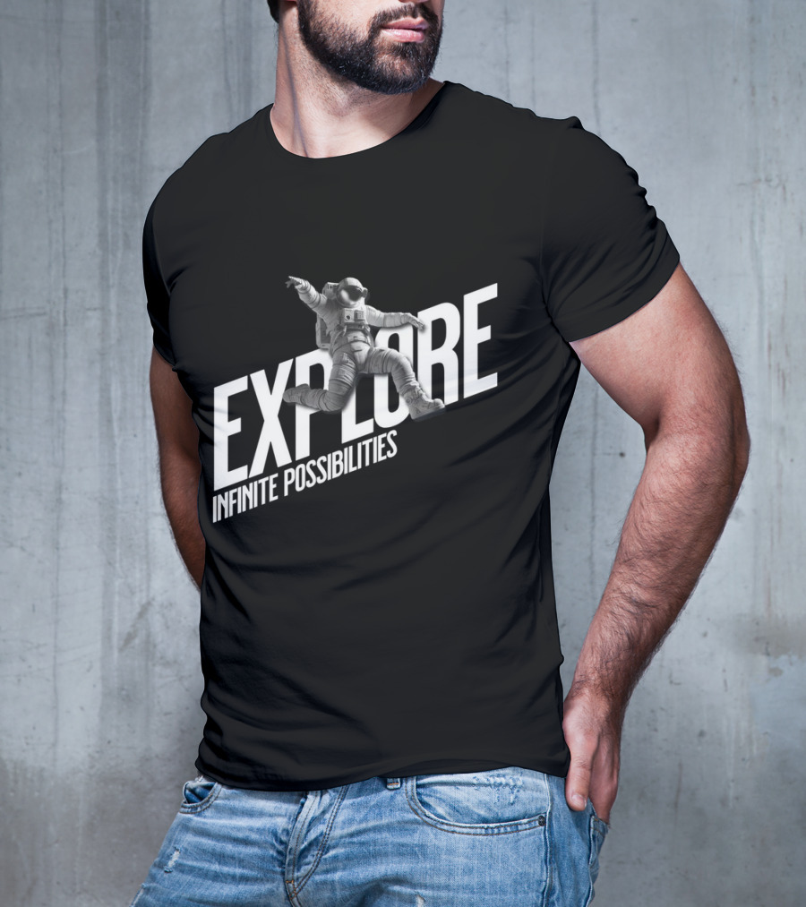 Explore Infinite Possibilities Astronaut T-Shirt