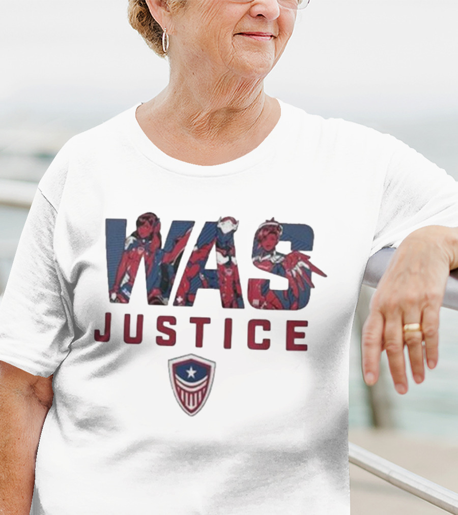 WAS Justice Washington Hero Shield T-Shirt