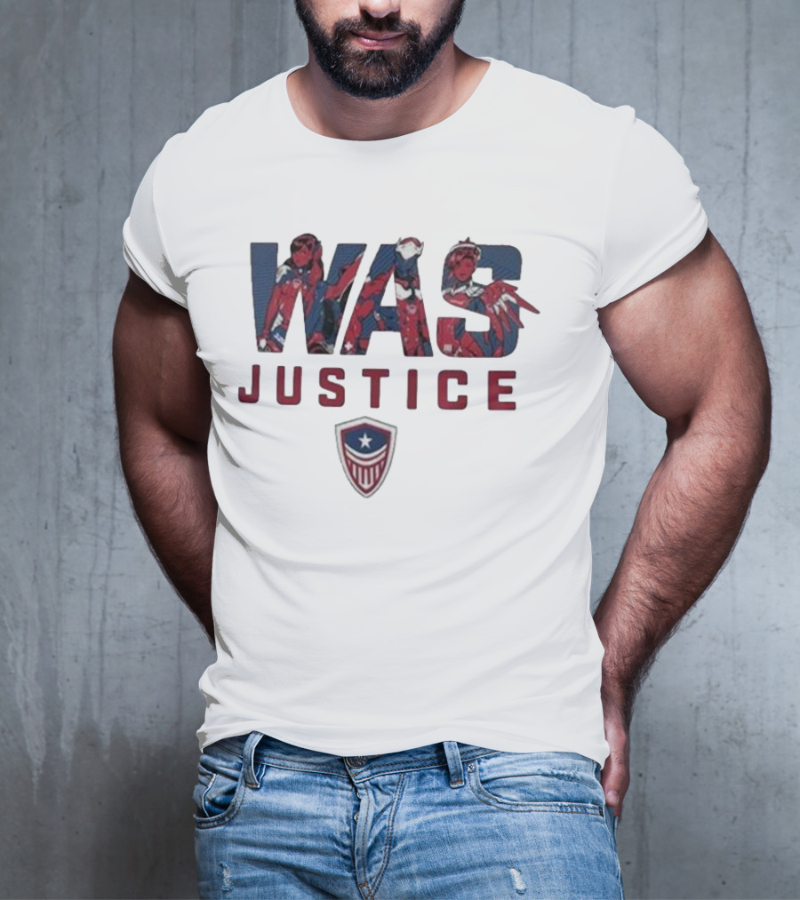 WAS Justice Washington Hero Shield T-Shirt