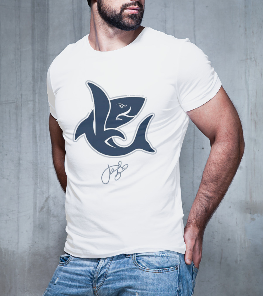 Kenny Gant Shark Dance Signature Dark Blue Shark T-Shirt