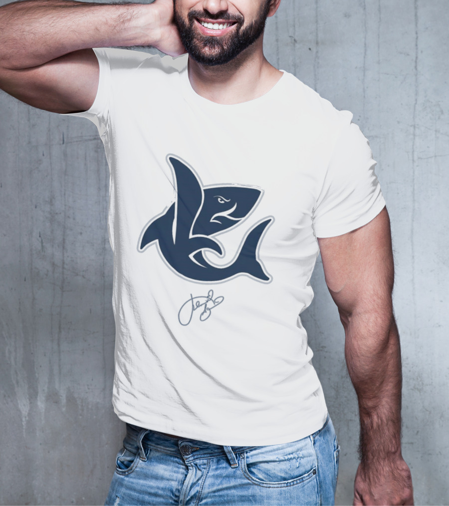 Kenny Gant Shark Dance Signature Dark Blue Shark T-Shirt