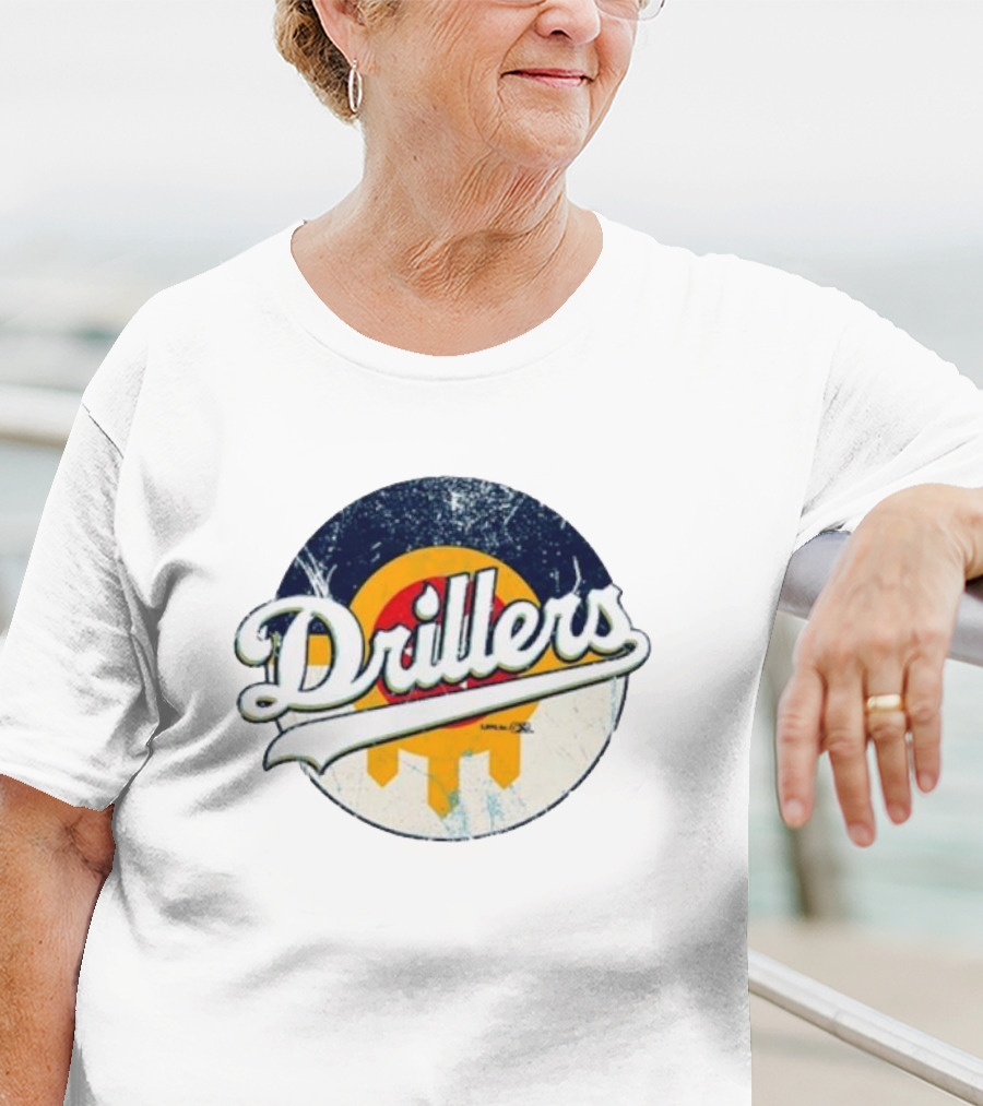 Drillers Retro Circle Logo T-Shirt
