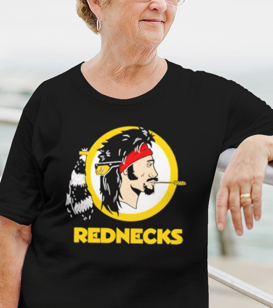 Rednecks Parody Logo With Bandana And Corn Stalk T-Shirt