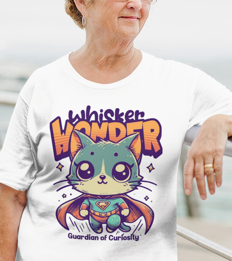 Whisker Wonder Guardian Of Curiosity T-Shirt