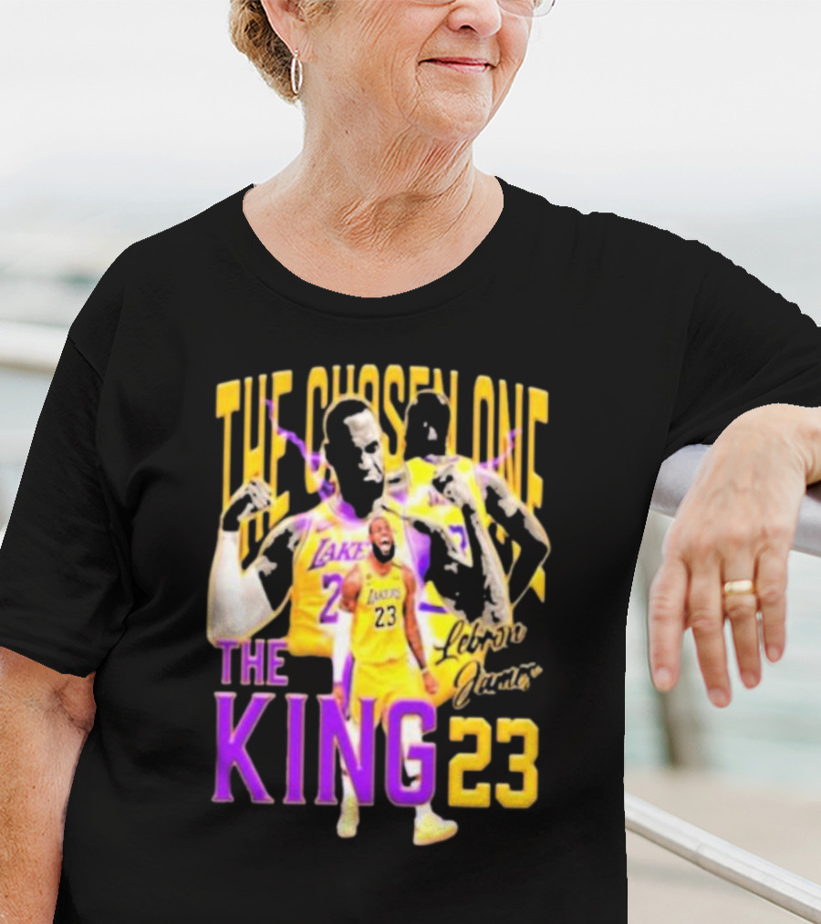 The Chosen One The King 23 LeBron James Lakers T-Shirt