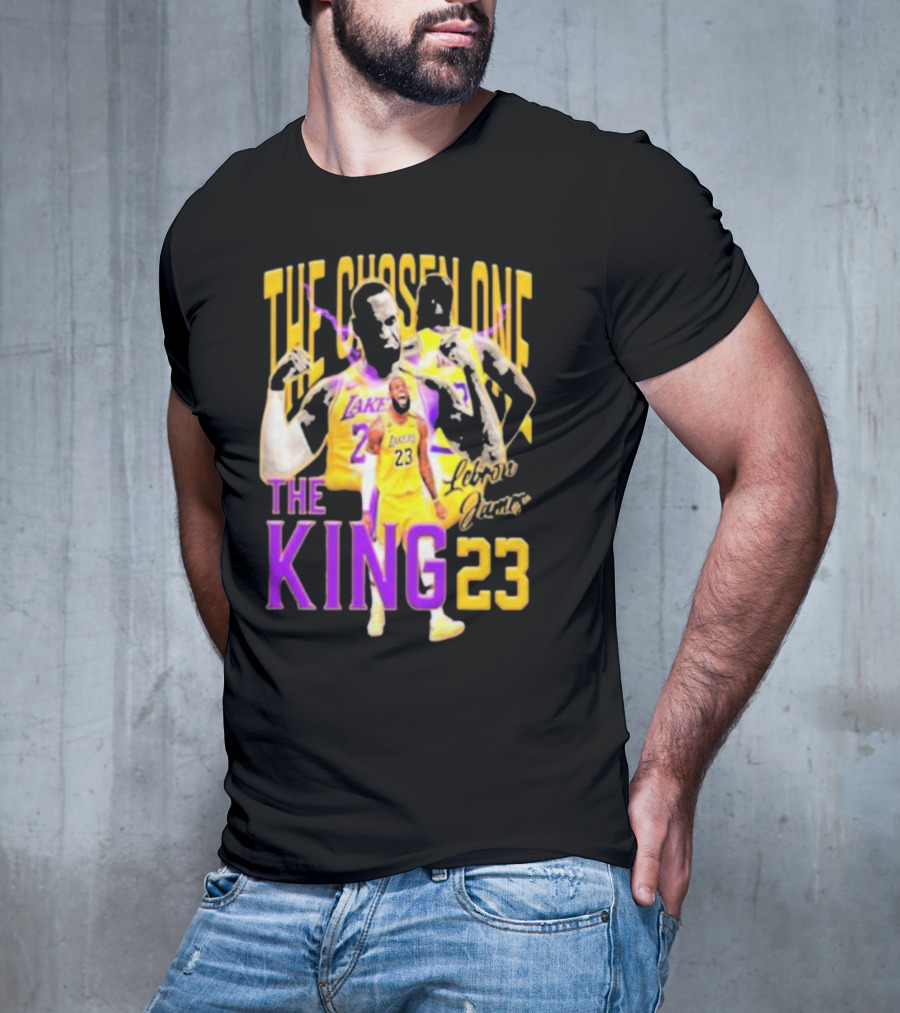 The Chosen One The King 23 LeBron James Lakers T-Shirt
