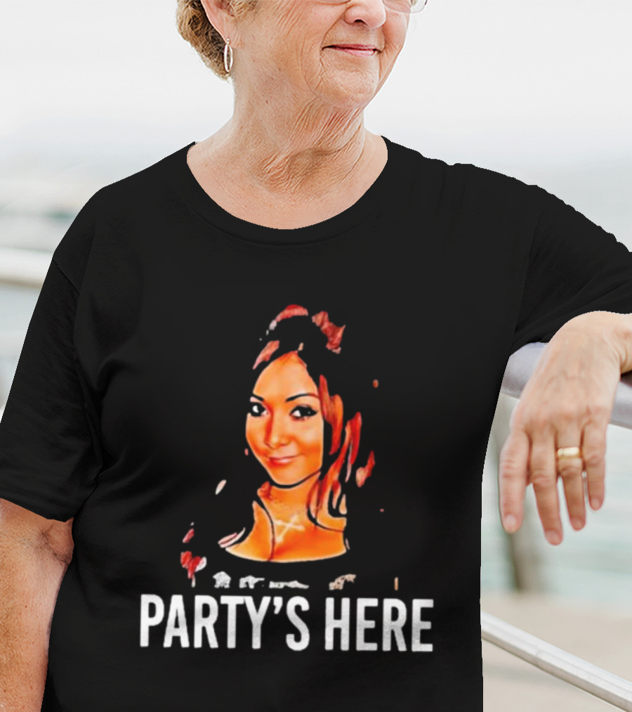 Snooki Party's Here Nicole Polizzi Iconic T-Shirt