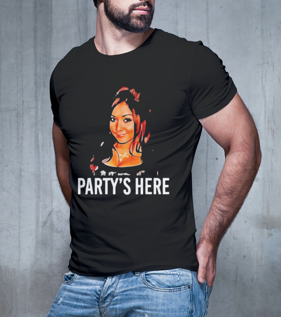 Snooki Party's Here Nicole Polizzi Iconic T-Shirt