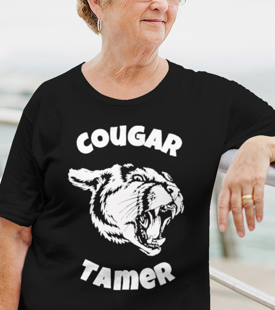 Cougar Tamer For Husband Of Hot Cougar Wife T-Shirt