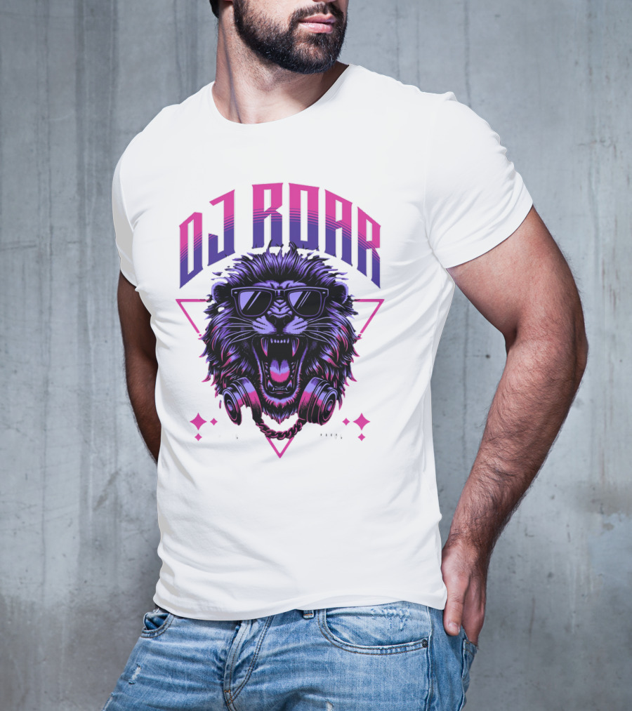 DJ Roar Lion Head HTTL Apparal T-Shirt