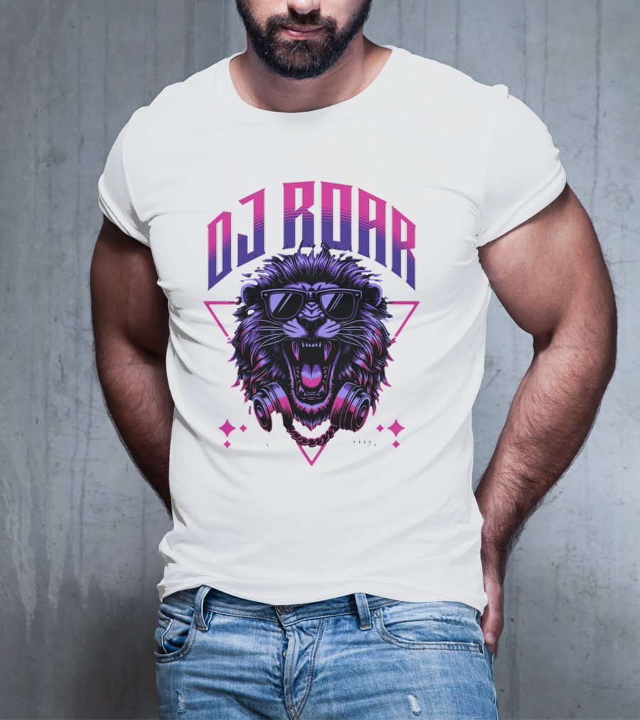 DJ Roar Lion Head HTTL Apparal T-Shirt