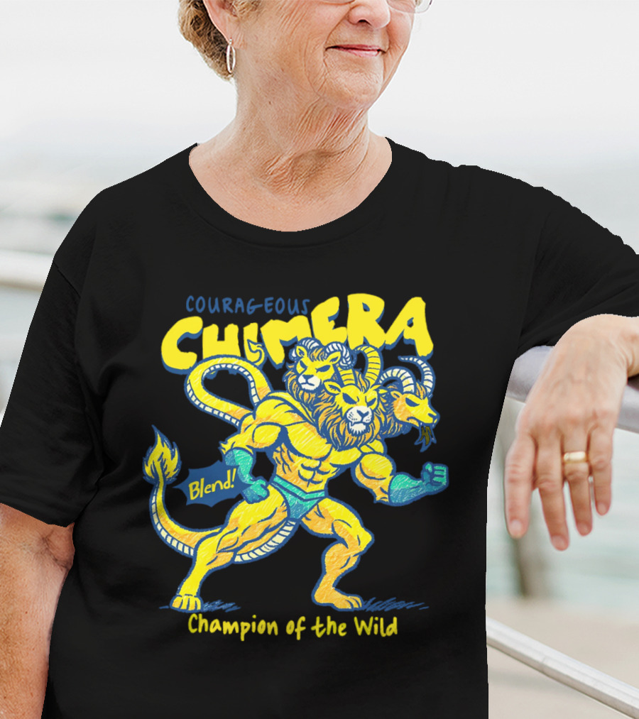Courageous Chimera Champion Of The Wild Blend T-Shirt