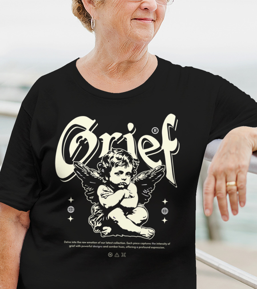 Grief Cupid Streetwear Angelic Expression Collection T-Shirt