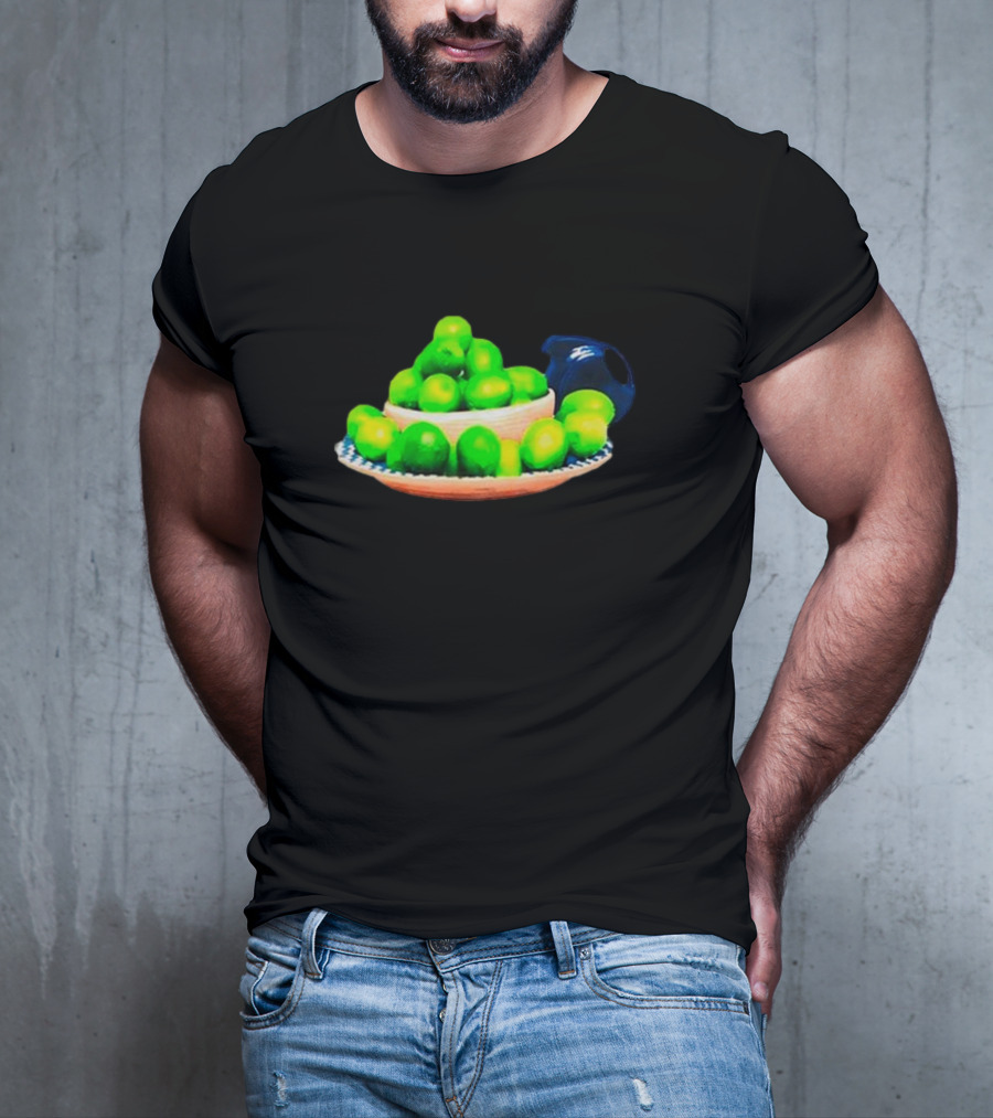 I Love Limes Platter With Blue Jug T-Shirt
