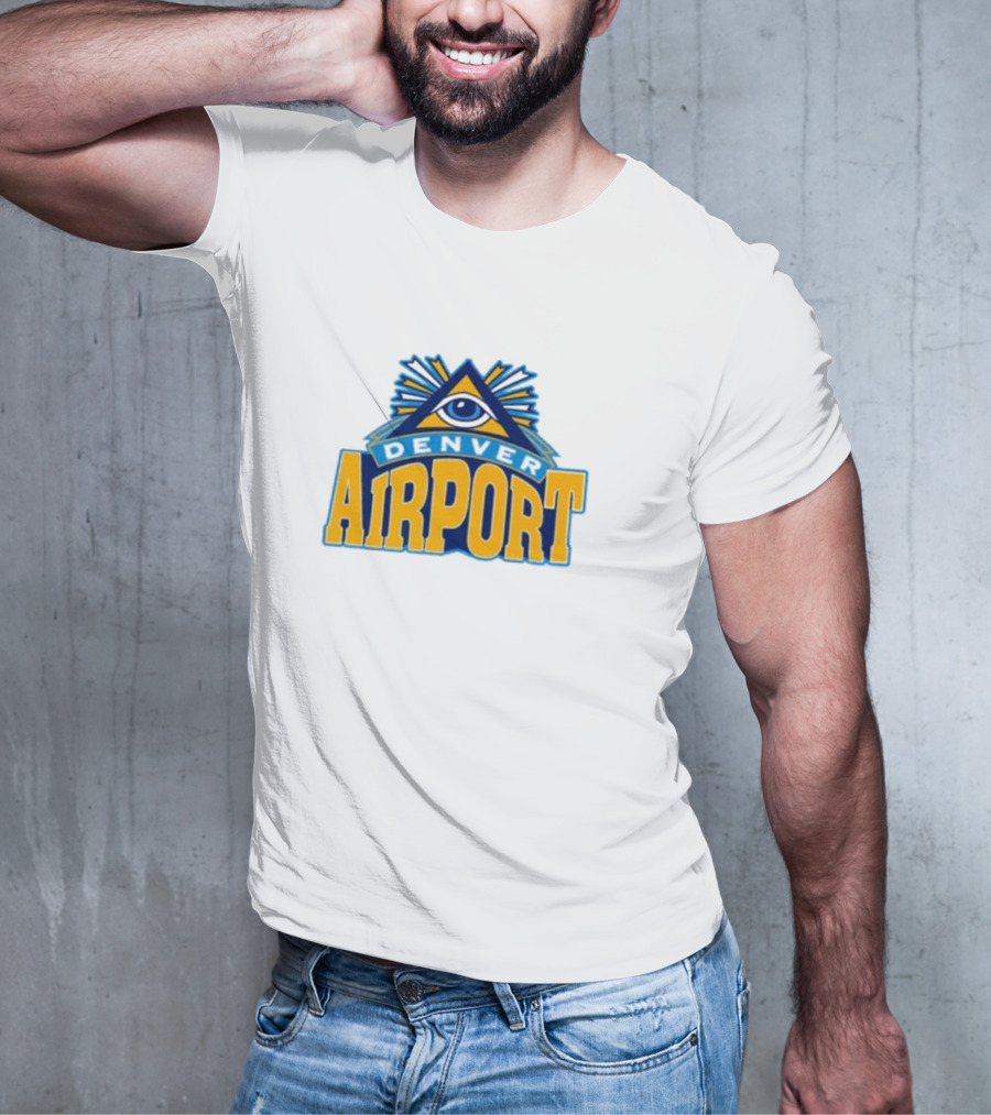 Denver Airport Eye Illuminati Symbol 202 T-Shirt