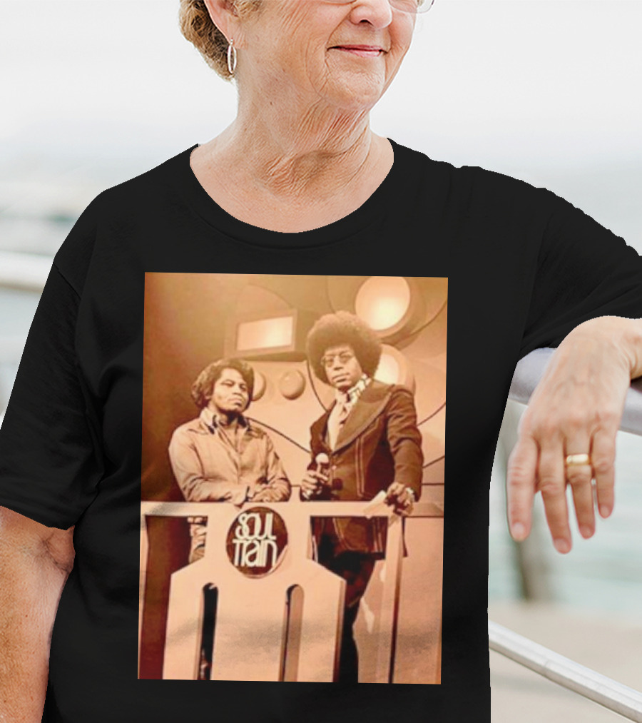 James Brown And Don Cornelius Soul Train Iconic Music Legends T-Shirt