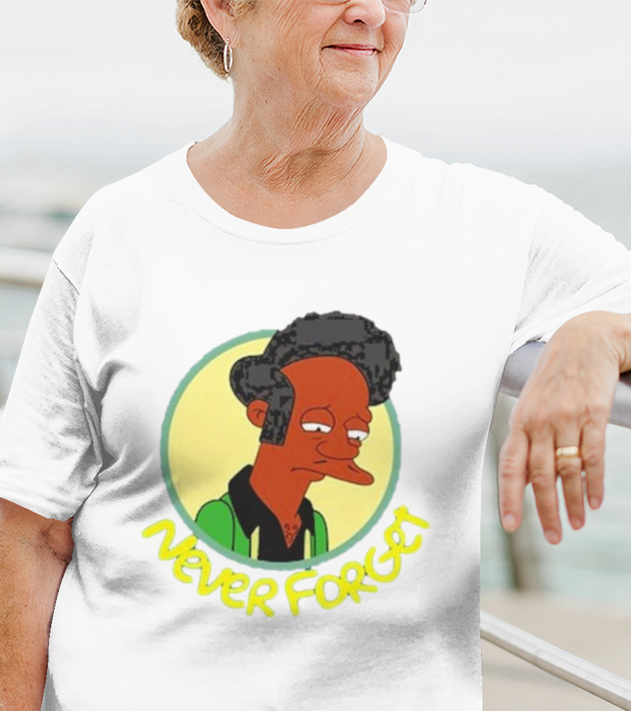 Never Forget Apu Simpsons Character T-Shirt