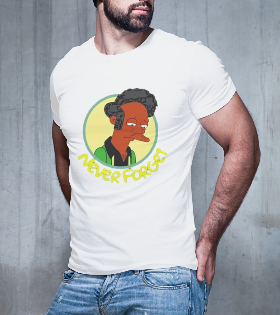 Never Forget Apu Simpsons Character T-Shirt
