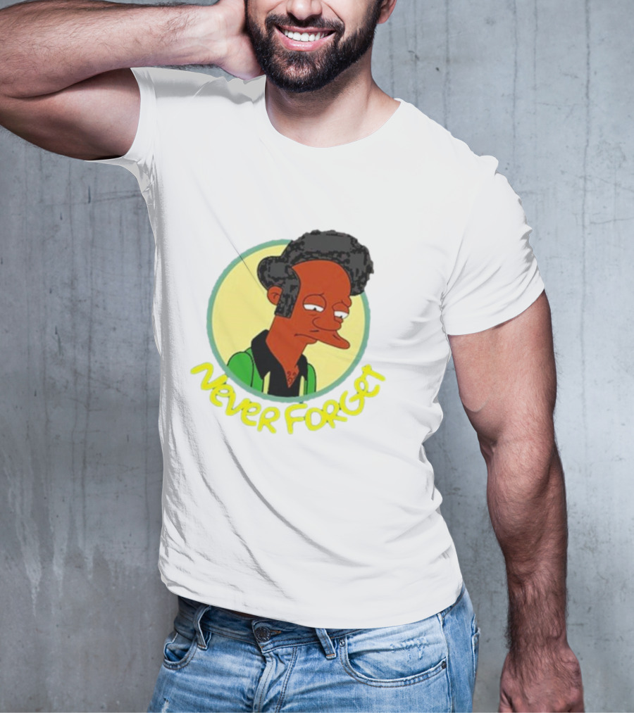 Never Forget Apu Simpsons Character T-Shirt