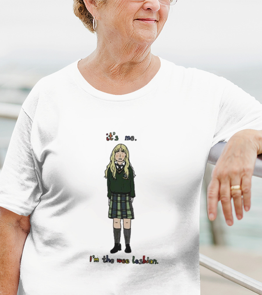 Derry Girls It's Me I'm The Wee Lesbian Sweater School Uniform Skirt T-Shirt