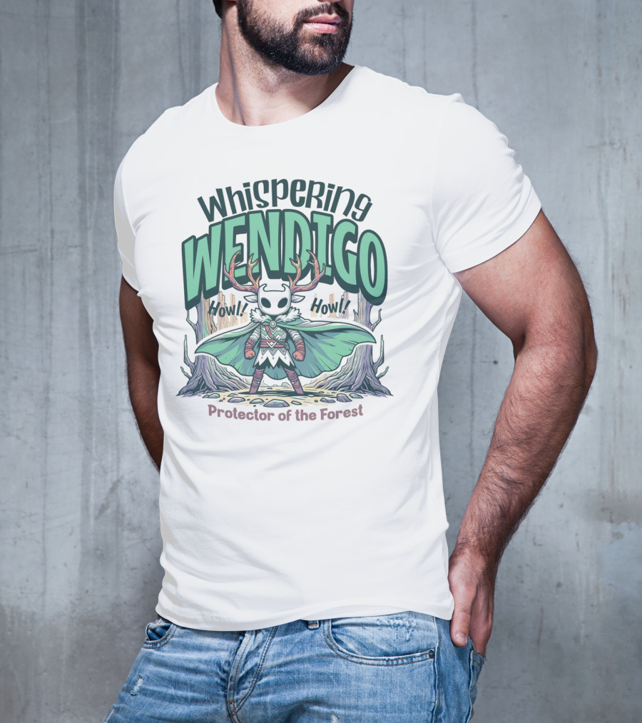 Whispering Wendigo Protector Of The Forest T-Shirt