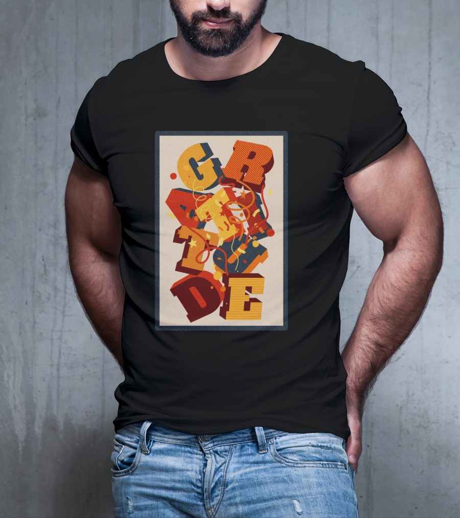 GRADE 3D Letter Explosion T-Shirt
