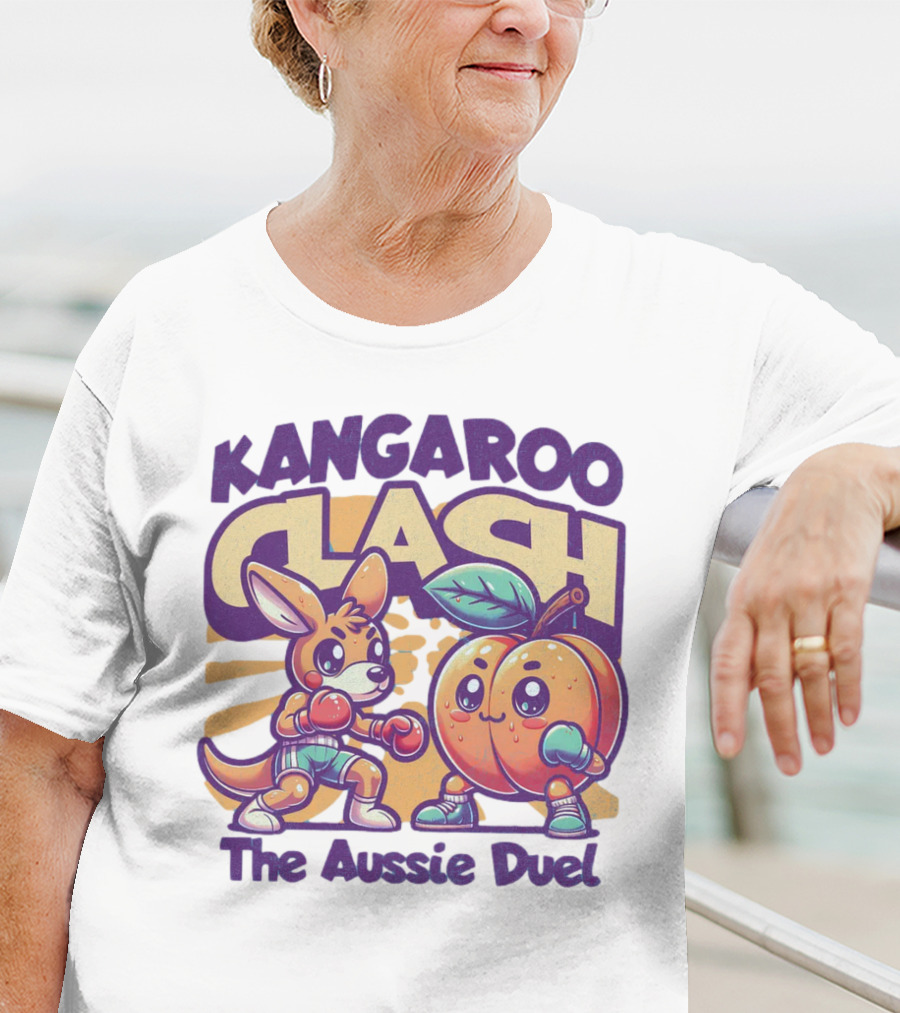 Kangaroo Clash The Aussie Duel T-Shirt